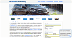 Desktop Screenshot of carrentalorlando.org